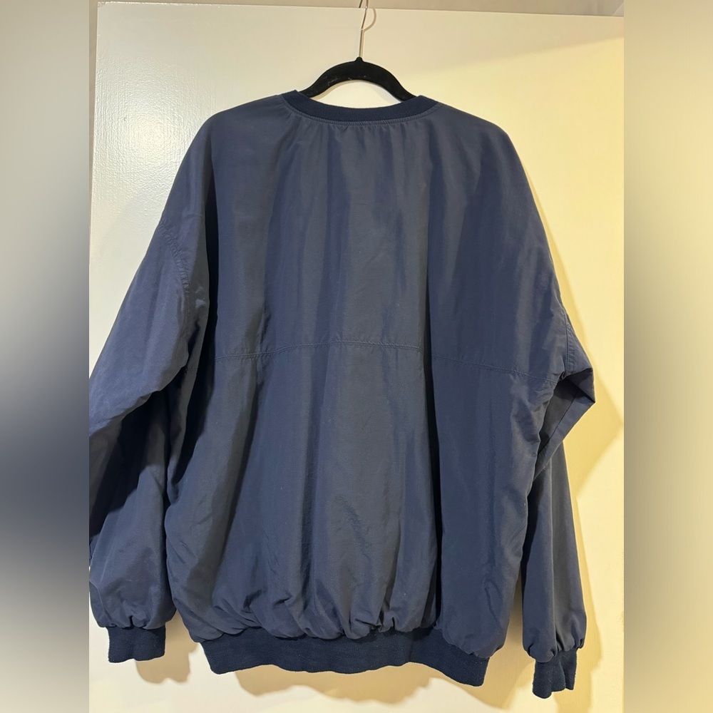 Röche vintage men’s windbreaker pullover navy sweatshirt size large - Picture 3 of 4